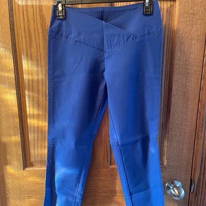 Dots Royal Blue 5/6 Stretch leggings pants